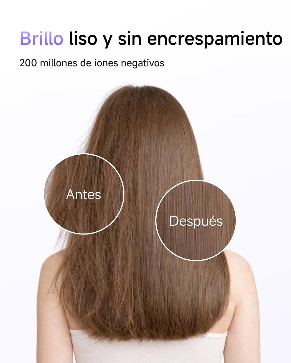 Laifen Air Secador de Pelo Ultra-Ligero 280 g, 200 Millones de Iones Negativos, Secado Rápide en 3 Min, Silencioso 60 dB con Modo Niños & Boquilla Alisadora, Ideal para Viajes (Beige Té con Leche)