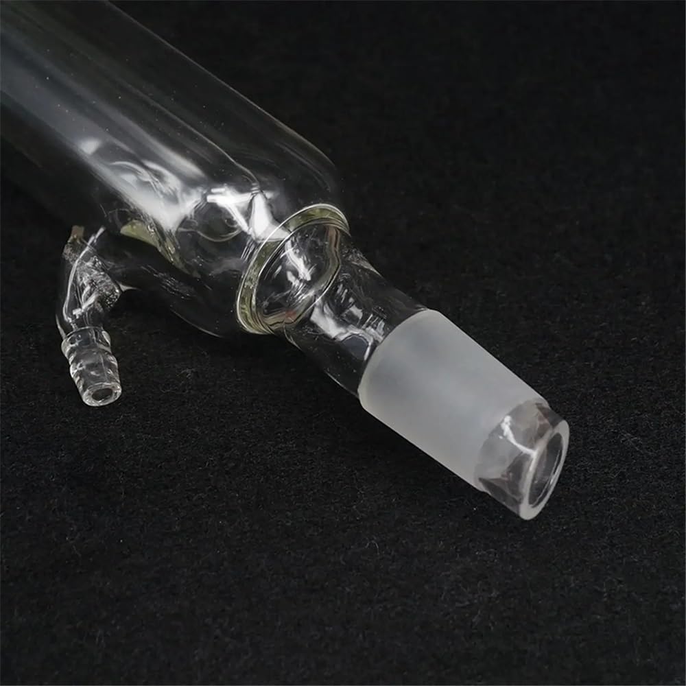 Equipos y suministros de laboratorio Condensador recto de vidrio borosilicato doble 200/300/400 mm, 19/26, 24/29 y 29/32, resistente al calor