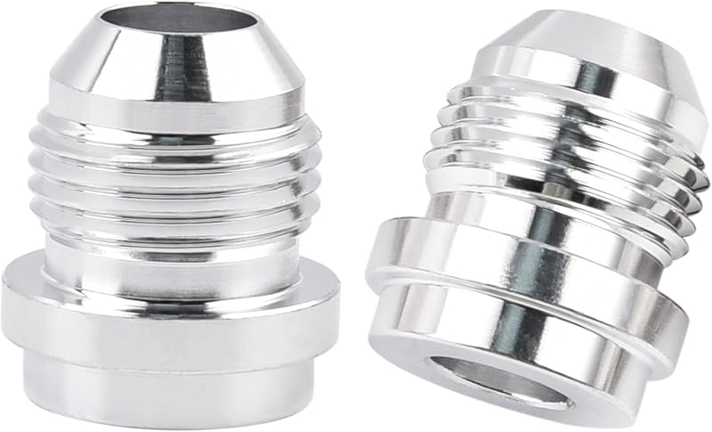 Conexão Bocal Macho 8AN para Solda EVIL ENERGY em Alumínio 6061-T6 – 2 unidades