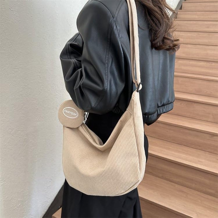 Bolso Tote Crossbody de Pana Unisex miniatura 4