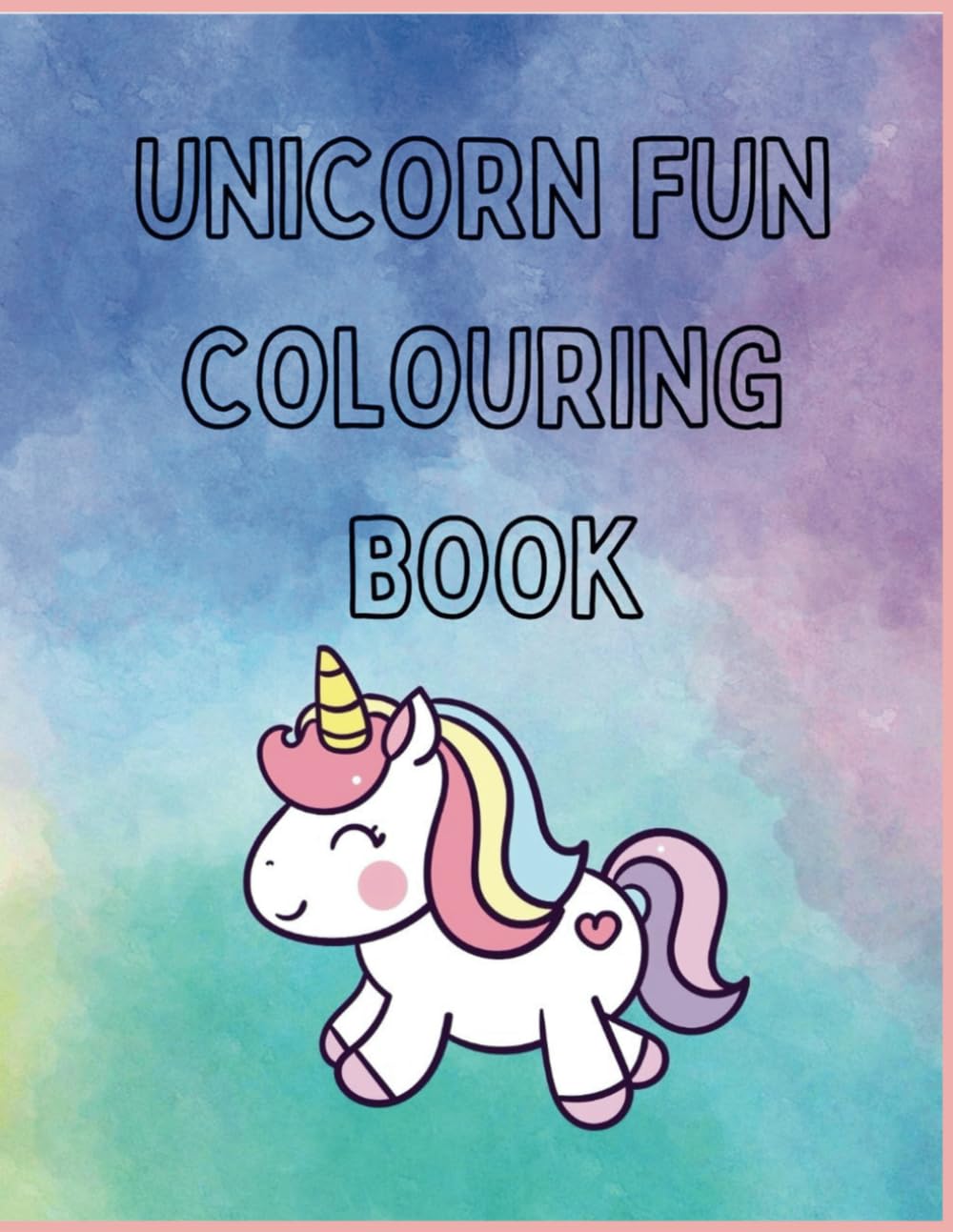 UNICORN FUN COLORING BOOK: Unicorn coloring book