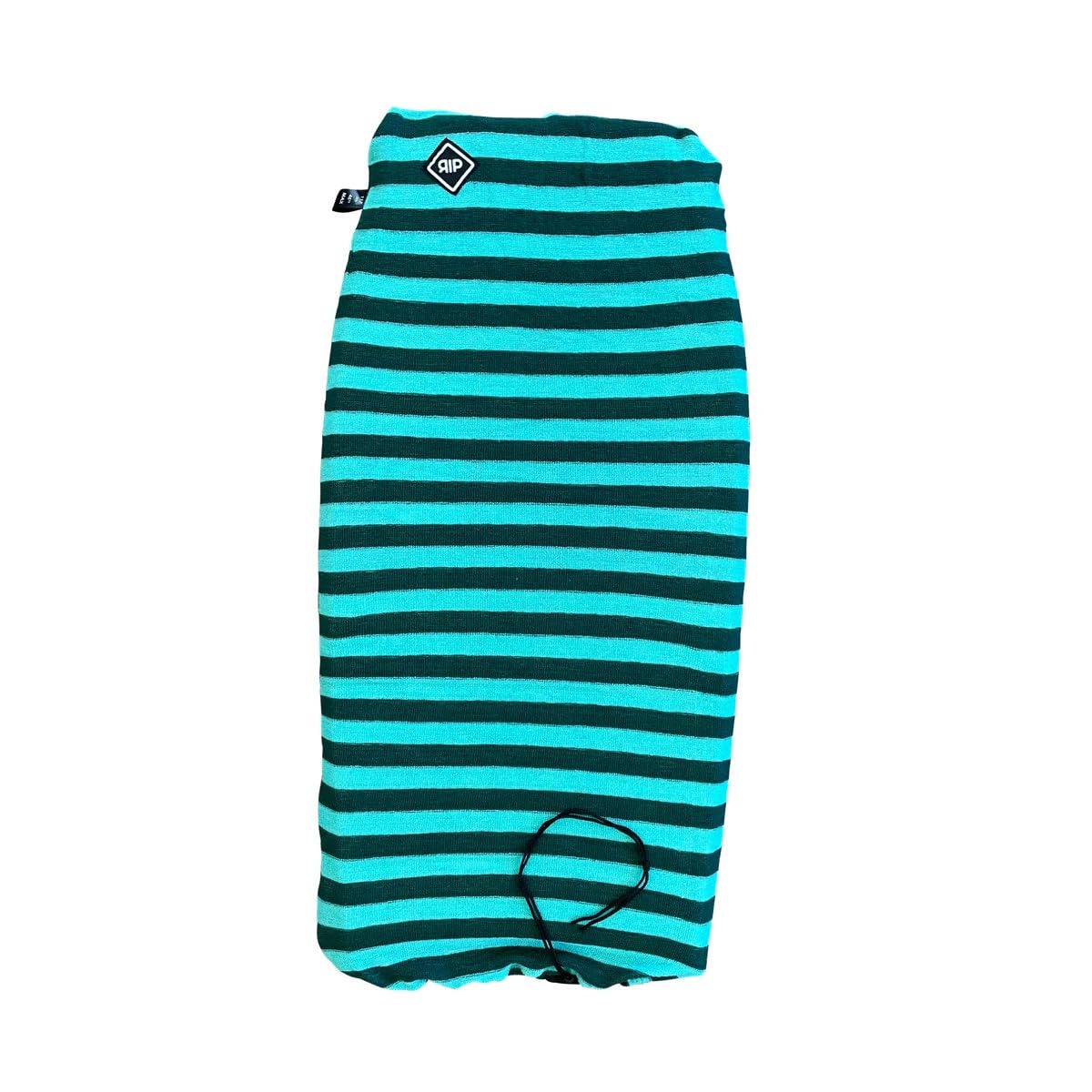 SURF SYSTEM RIP Bodyboard - RETRO Stretch Bodyboard Board Sock Cover - Turquoise/Grey Fabric (Turquoise/Grey)