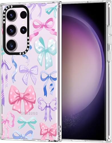 MOSNOVO Buffertech - Funda protectora para Galaxy S23 Ultra (6.6 pies, impacto de caída), antidesprendimiento, transparente, a prueba de golpes,