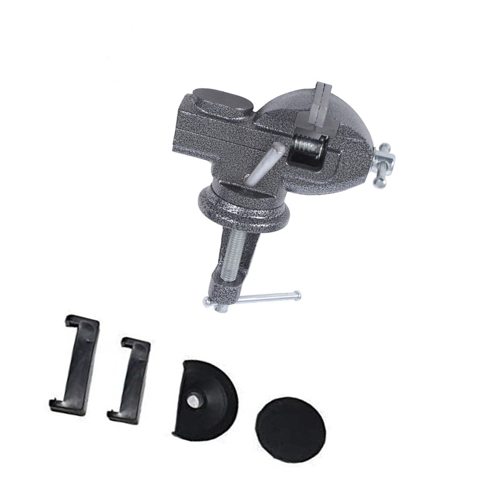 Compact Table Clamp Vise 50mm Clamping Width, 360 Base for Small Part Holding in Woodworking and Woodworking Metalworking Holder