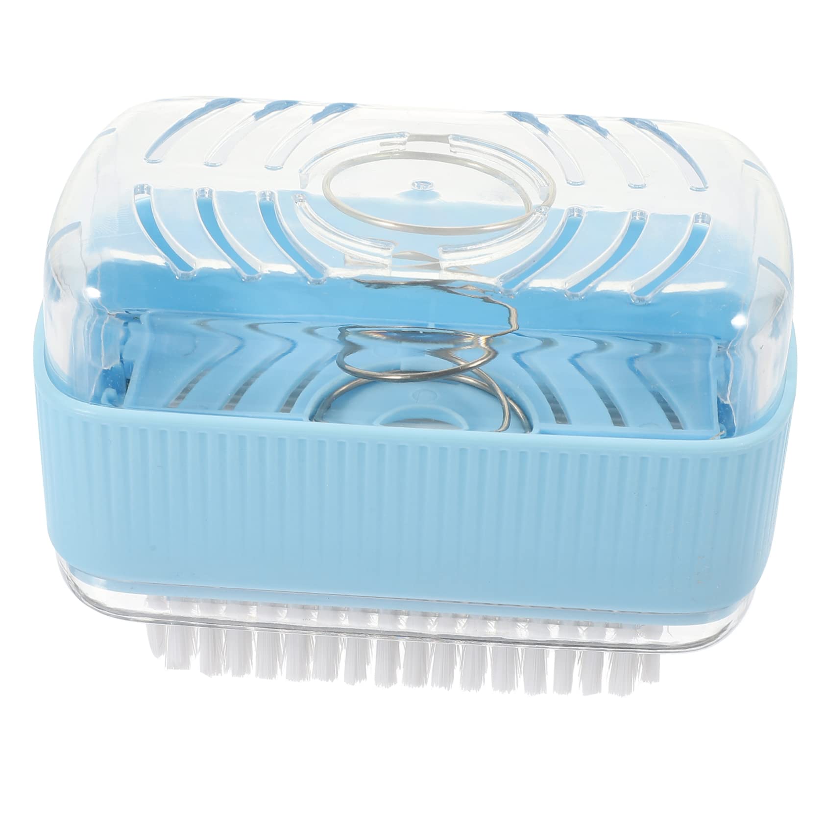 ABOOFAN 2pcs Box Soap Foaming Box Laundry Soap Dispenser Soap Drainage Case Travel Soap Dish Travel Soap Case Soap Tray Soap Holder Travel Soap Container Shelf Hands-Free Pp, Sky-bluex2pcs