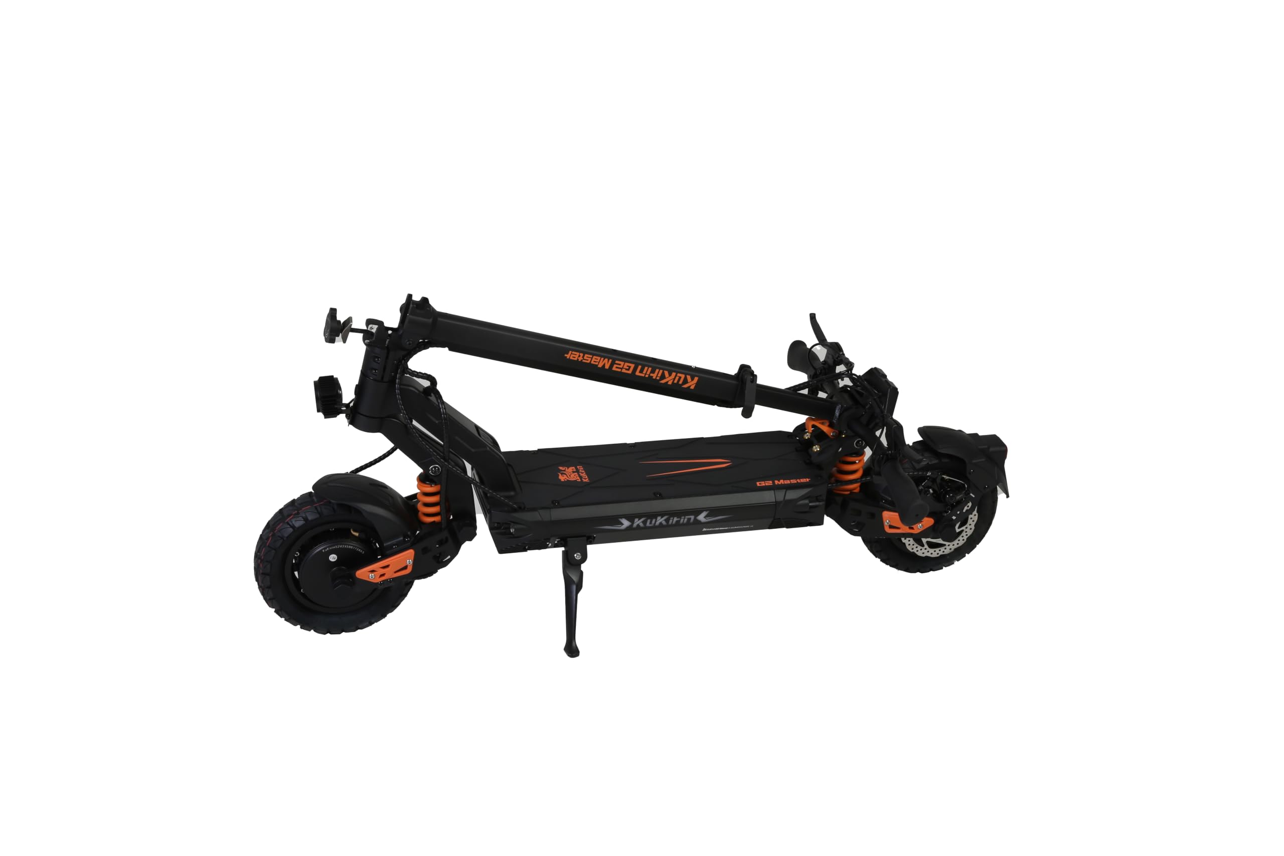 KuKirin G2 Master Patinete Eléctrico Adulto, Doble Motor, 70KM Autonomía, 10" Ruedas, Suspensión Hidráulica, Frenos de Disco Doble, Pantalla LCD, Luces LED, Portátil y Plegable para Ciudad y Aventura