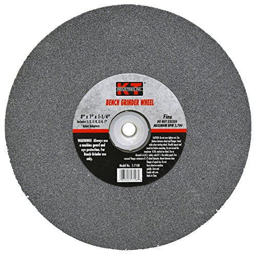 K-T Industries 5-7108 Fine 8" x 1" Bench Grinder Wheel