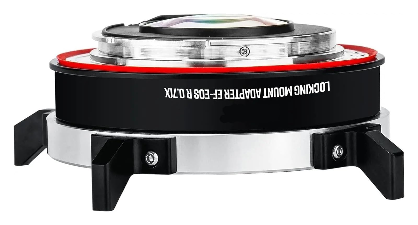 Adattatore for obiettivo Speed ​​Booster AF 0,71x con supporto di blocco, compatibile con fotocamere Canon EF-RF,Camera Lens Adapter