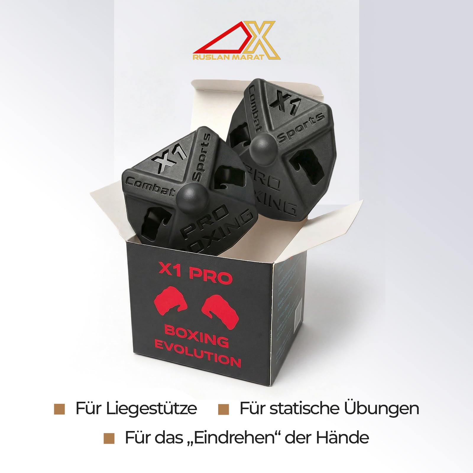 Liegestützgriffe Push Up X1 PRO Boxing
