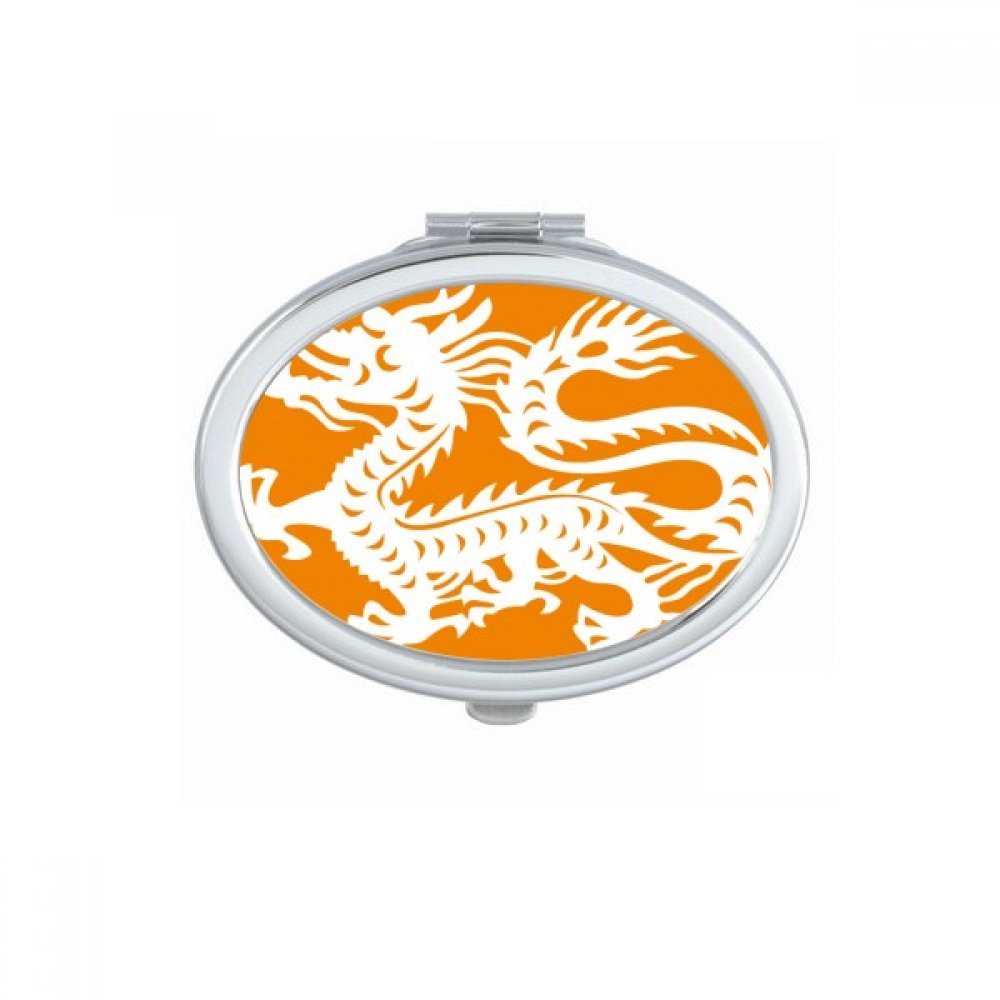 Miroir de maquillage Année de Dragon cadeau de poche mignon pour célébrer le zodiaque