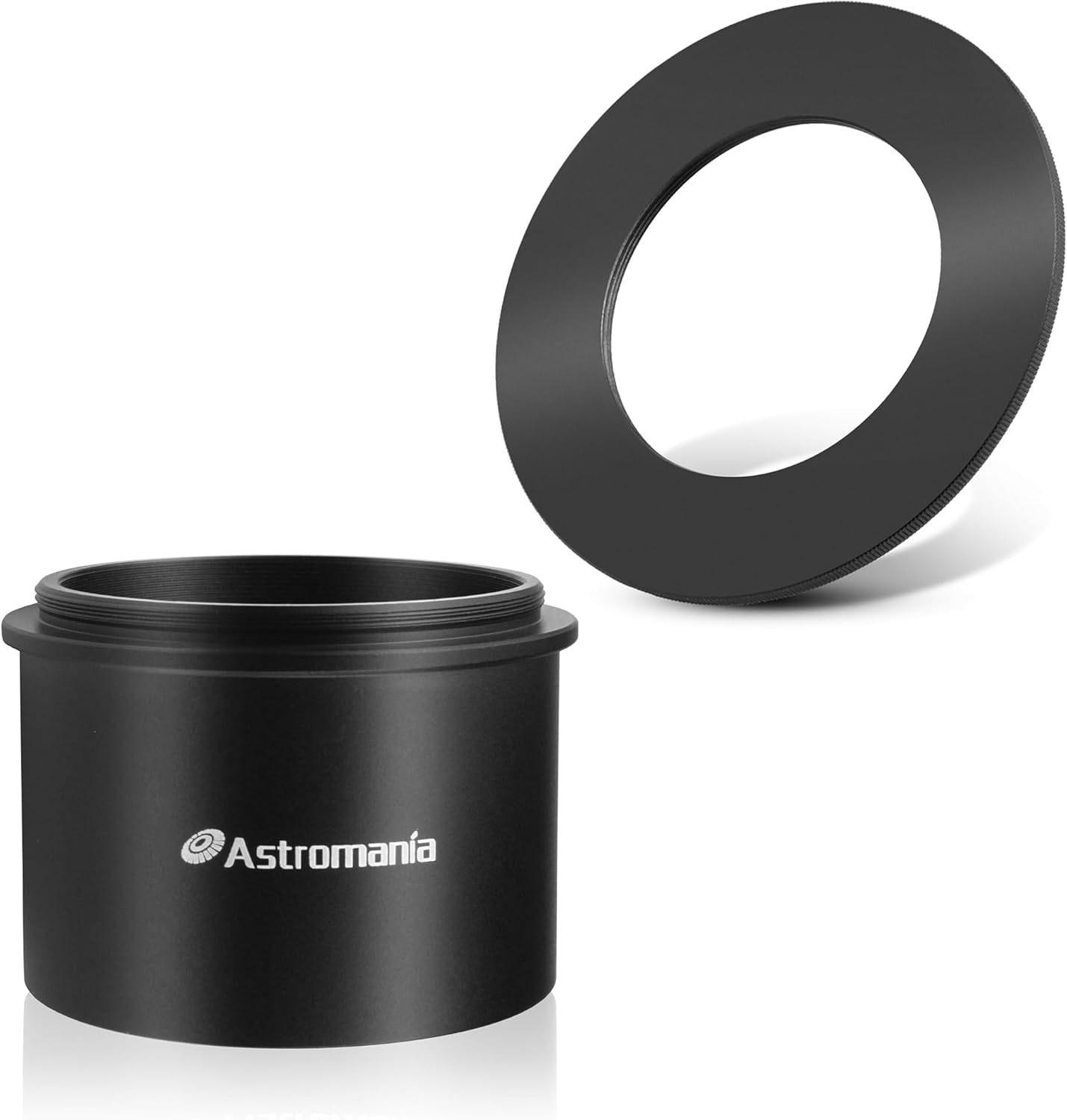 Astromania M48x0.75 Female Rotation Lock Ring Telescope Adapter - Bundle with - 2 inch to M48X0.75 Adapter for Telescope Eyepiece Lens