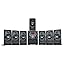 ZEB Omega 7 120W 7.1 Channel Wireless Speaker System with Bluetooth USB Subwoofer Satellites