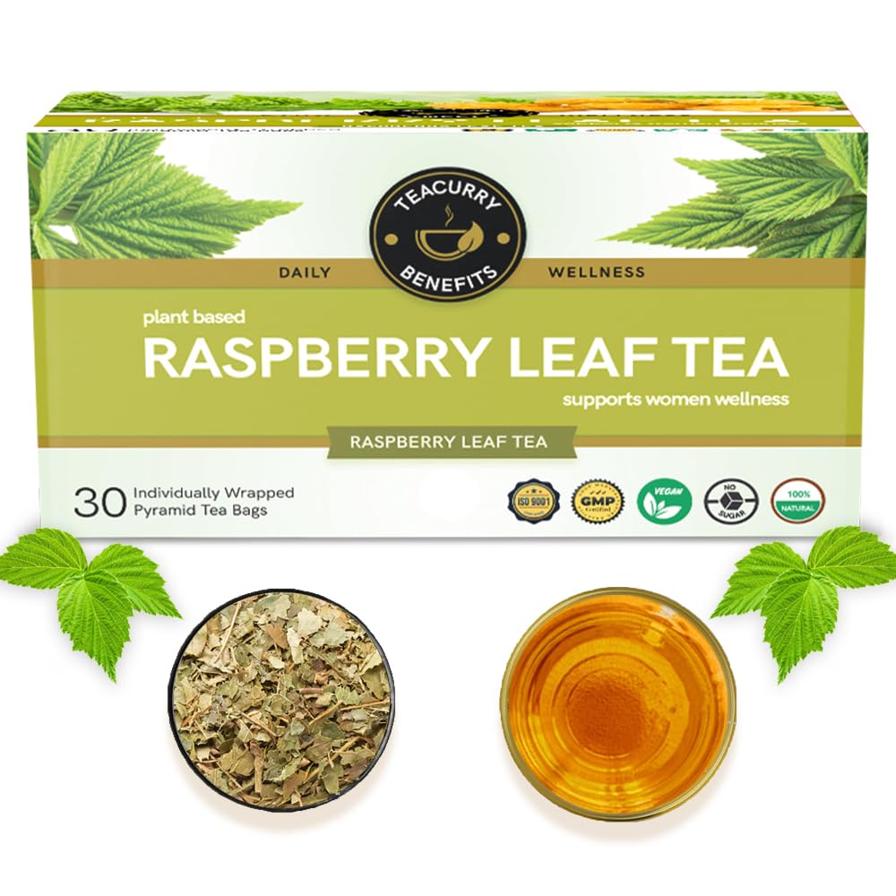 Assam Raspberry Tea Bags - 30 Tea Bags, 1 Month Pack - Helps With Women Health | Raspberry Leaf Tea, 60Gm