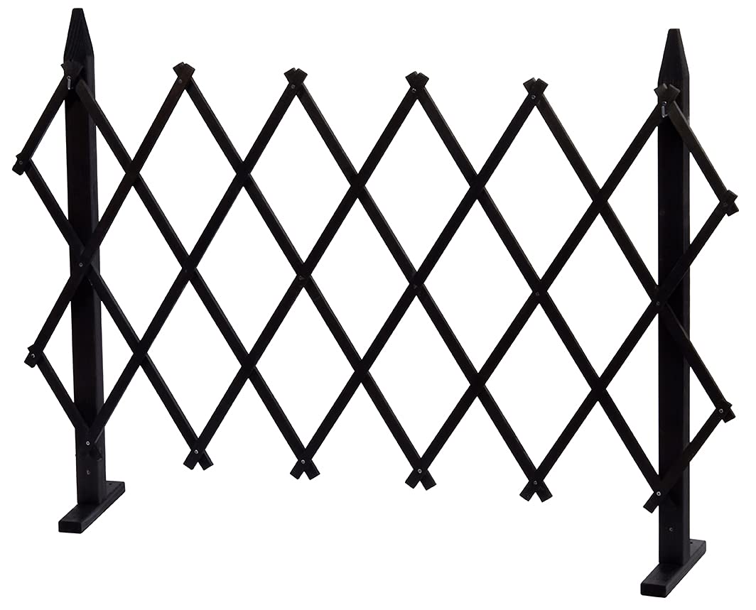 dobar 29181FSCe - Griglia Pieghevole per rampicanti, Misura S, con Piedini e picchetti, ca. 110 x 80 cm, Colore: Nero, S