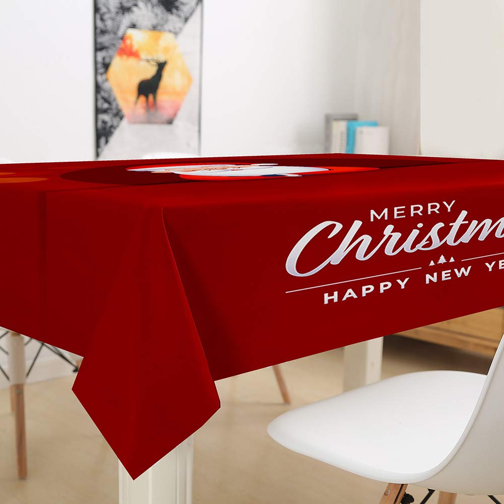 3D Nappe Rectangulaire Anti Tache Imperméable, Imprimé Halloween Nappes