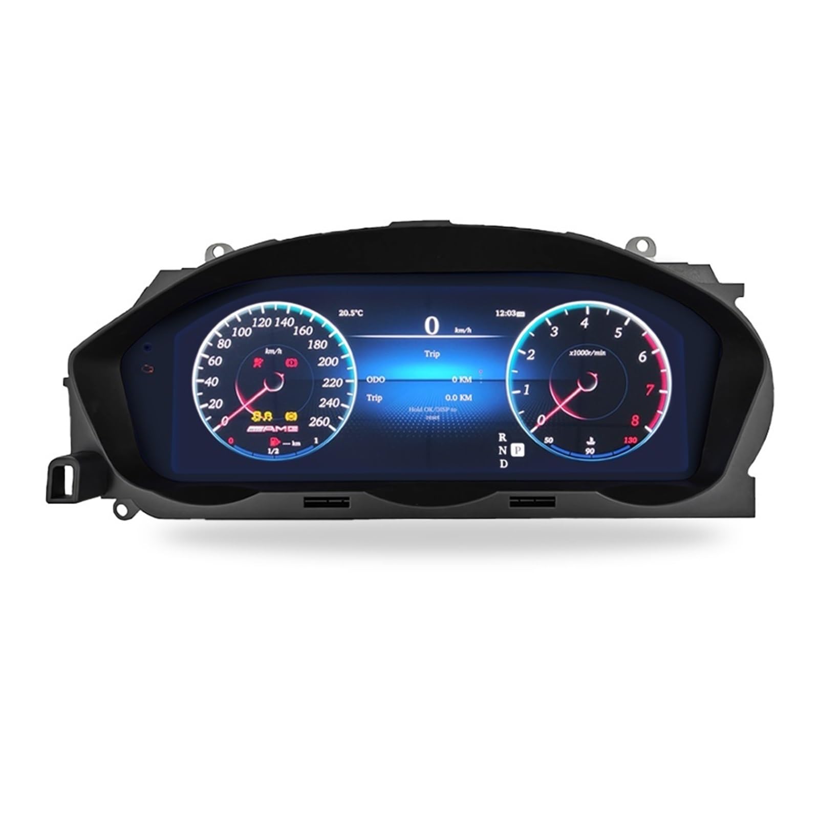 Do C W204 2011-2014 Wyświetlacz Head Up Cyfrowytachometrsamochodowy | Radio Samochodowe Panel Przyrządów Kokpit 12.3 ''LCD Digitaal Zestaw Desek Rozdzielczych