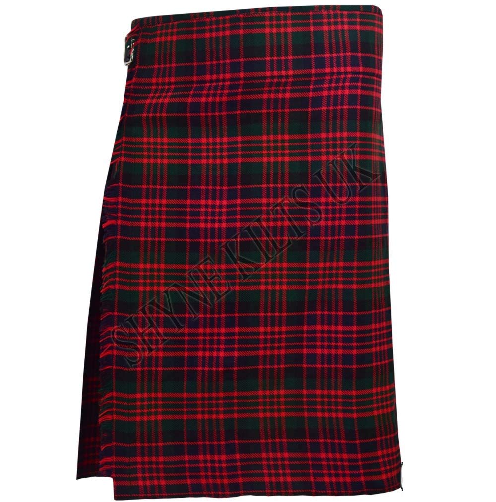 Macdonald Men's 5 Yard Scottish Kilts Tartan Kilt 13oz Highland Casual Kilt (44")