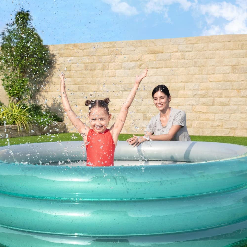 Bestway® φ6'7 x H21/Φ2.01m x H53cm Big Metallic 3-Ring Pool
