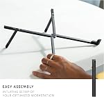 Native Union Plier le support d'ordinateur portable – pliable ultra-mince & Support portable – Ergonomique & Angle de visualisation optimisé – pour 13 à 16 1 cm MacBooks & Ordinateurs portables, 10 à 16 1 cm iPads & Comprimés (Noir)