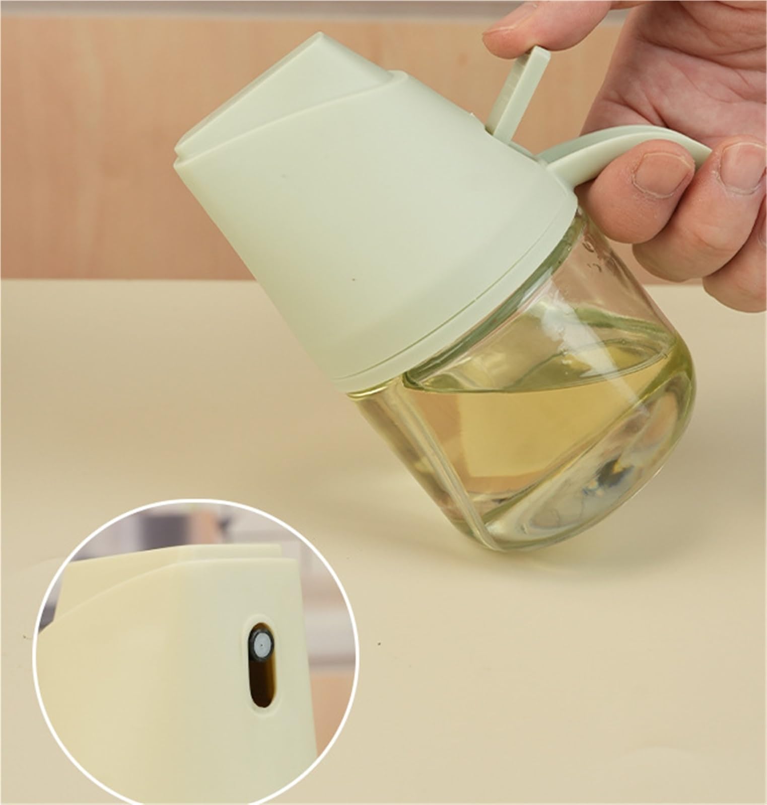 Dispenser Olio d'Oliva e Aceto Set Di 2 Spruzzatori For Olio Spray For Uso Domestico For Friggere, Cuocere Al Forno E Grigliare Oliera da Tavola