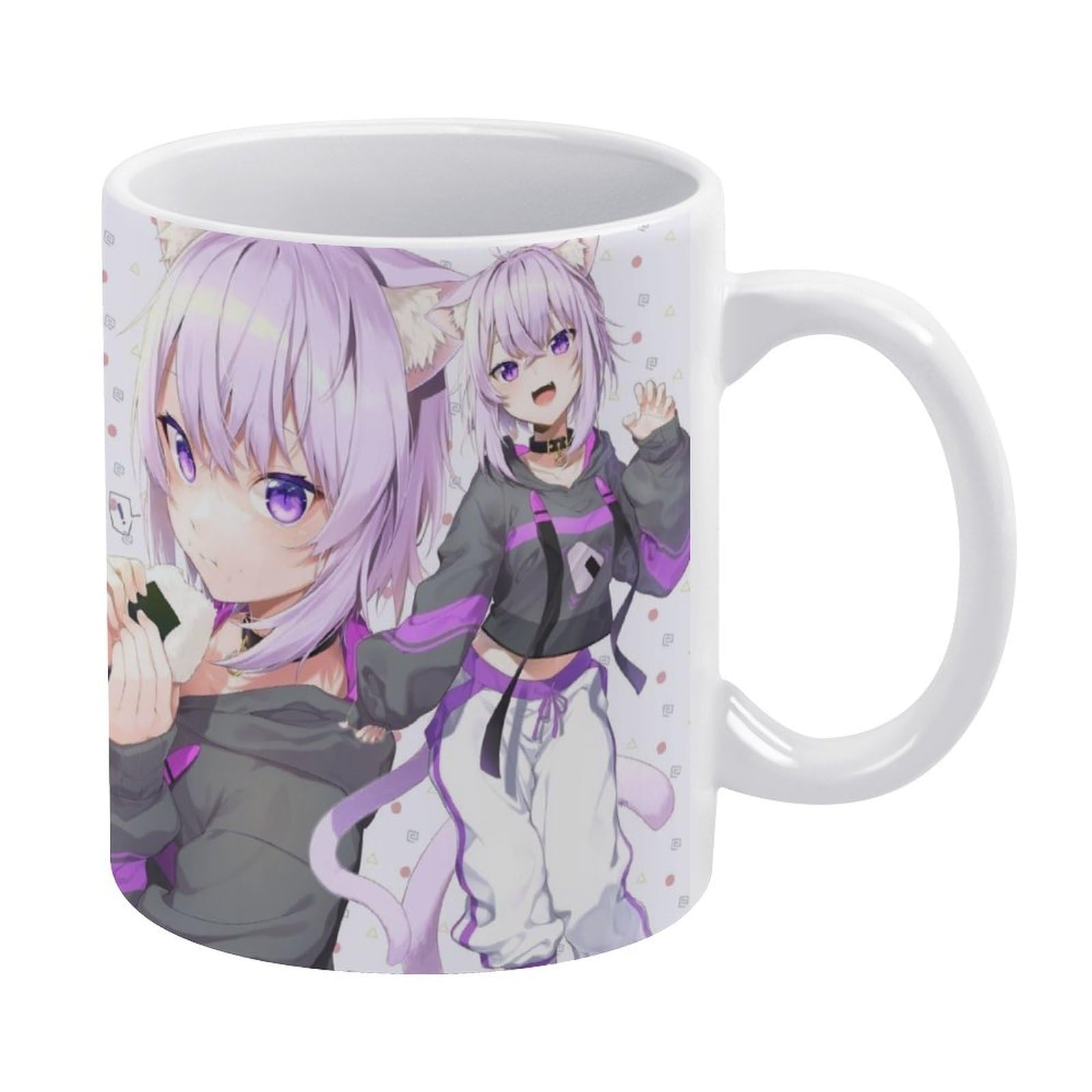 Amazon.co.jp: Vtuber 猫又おかゆ おかゆん 35 マグカップ 陶磁器