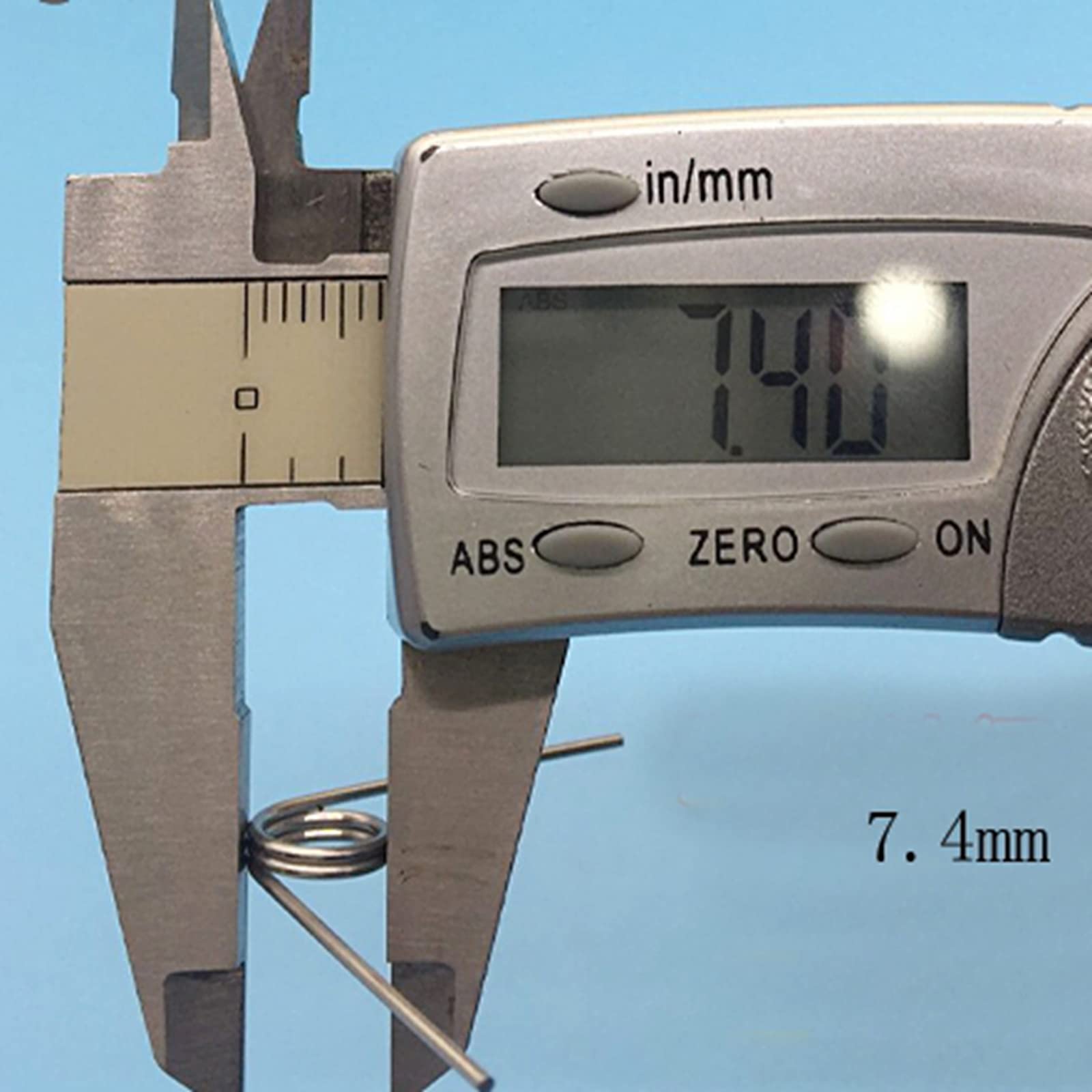 Molle di torsione in acciaio inossidabile, 50 pezzi, 90 gradi, diametro del filo 0,8 mm, molla di torsione, diametro esterno 7,4 mm, molla di torsione in acciaio inossidabile, 0,8 x 7,4 x 25 mm, come