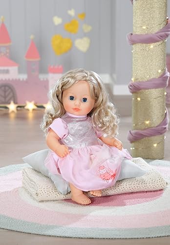 Miniatura 3 de 707159 Dulce princesa temática Fit Little 14.2 in Dolls-Adecuado para niños mayores de 1 año, incluye vestido y colgador de ropa, 707159