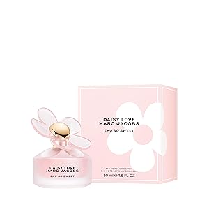Marc Jacobs Daisy Love Eau So Sweet Eau de Toilette Floral Women's Perfume With Notes of White Raspberries, Daisy Petals & Sweet Musk