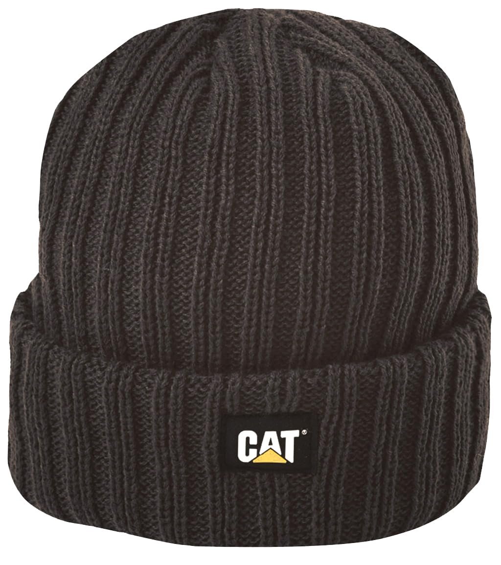 Caterpillar Rib Watch Cap, Black, One Size