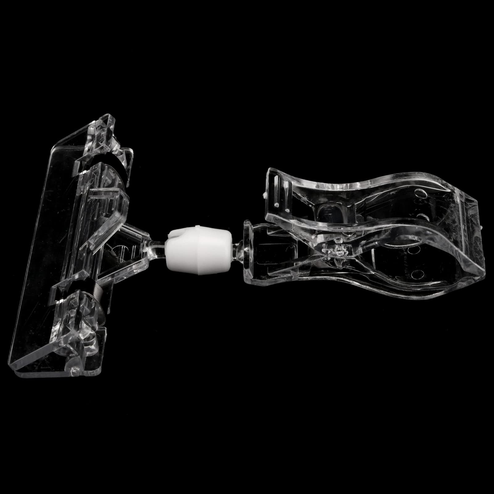 MUKLEI 30 clip di segno girevole in plastica, supporto per etichette con clip per display per segni, clip sul supporto per segno di plastica per il mercato, Centro commerciale