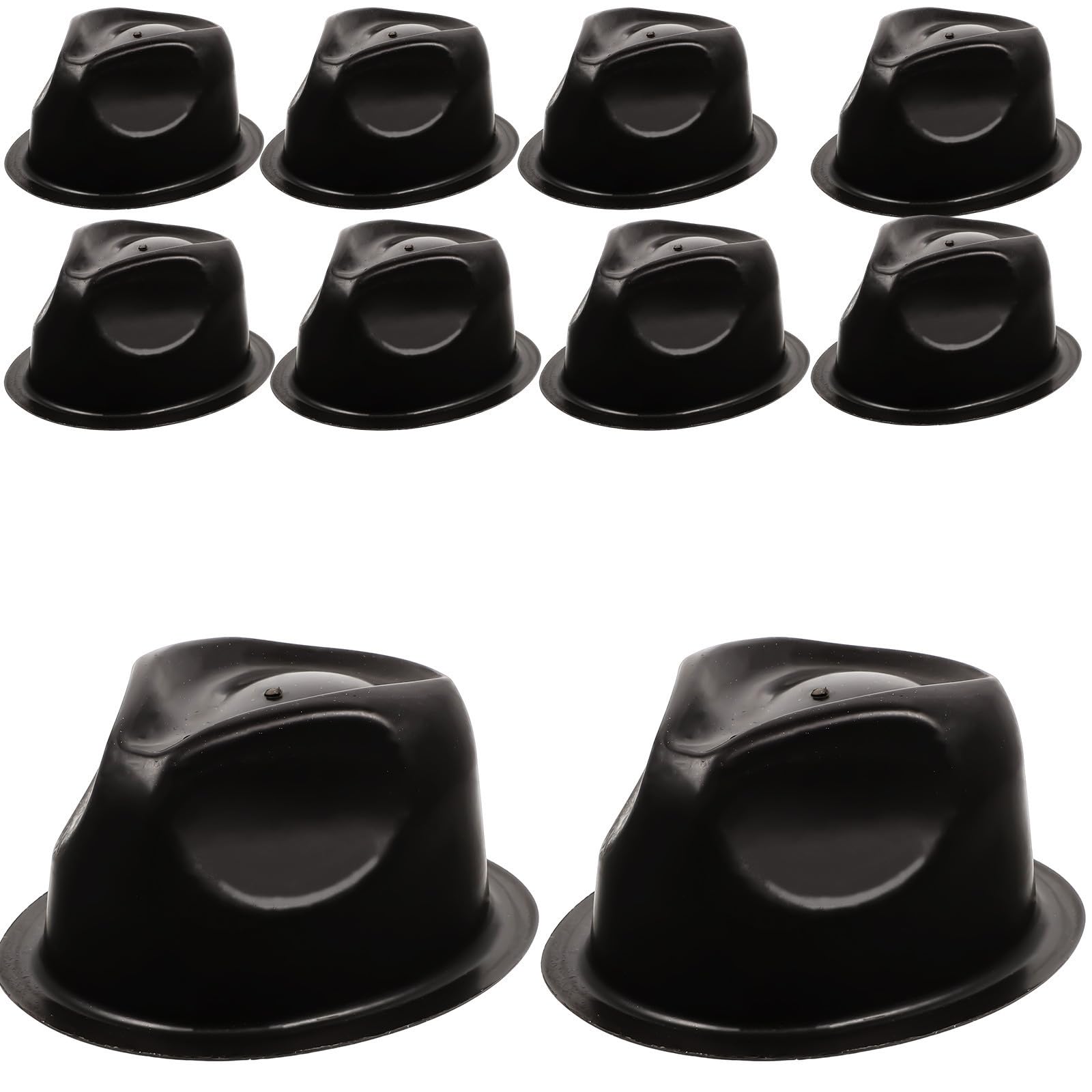 Porte-chapeaux léger et compact en PVC pour 10 casquettes rond
