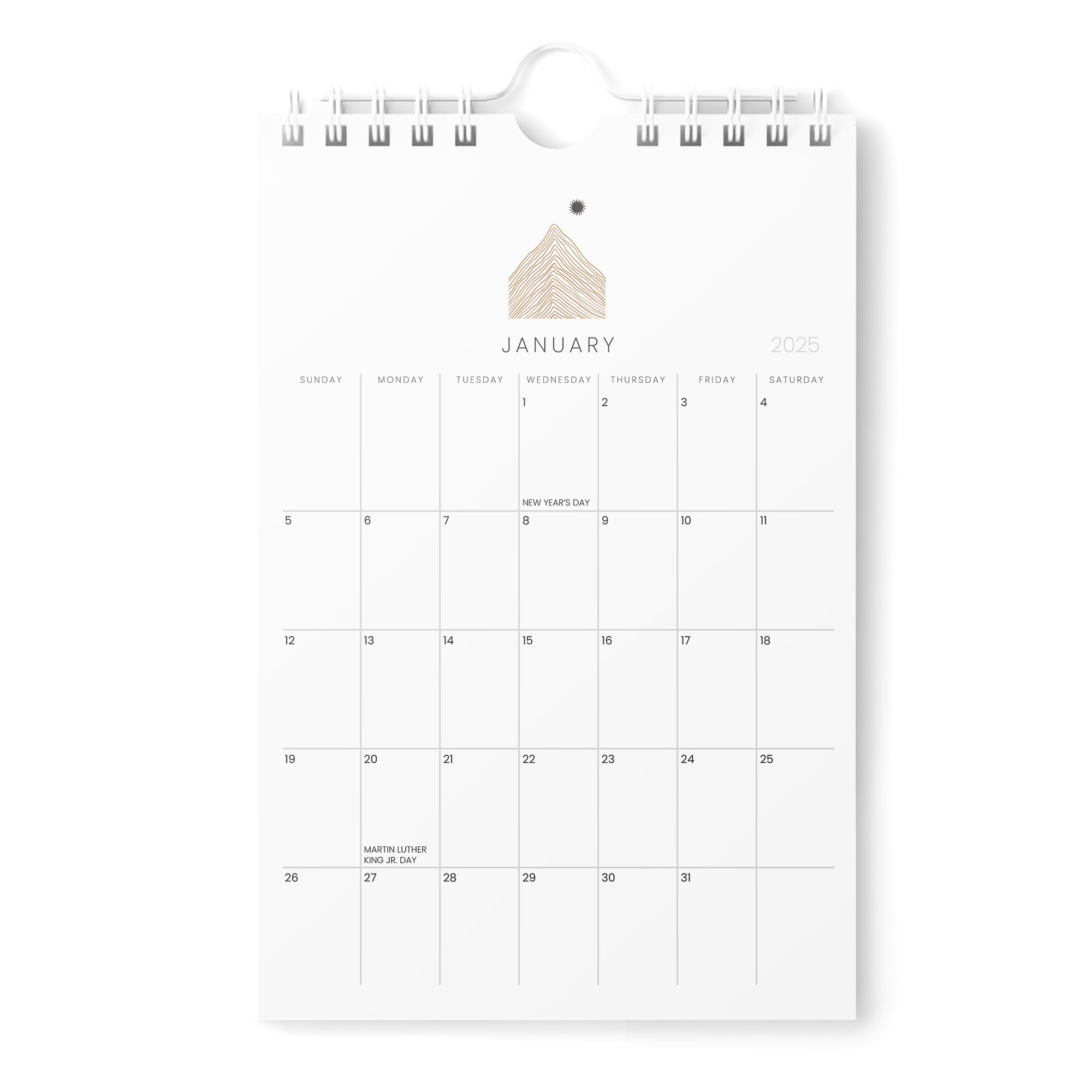 Mini Calendar 2025 Vertical 6x9 2025 Wall Calendar Runs