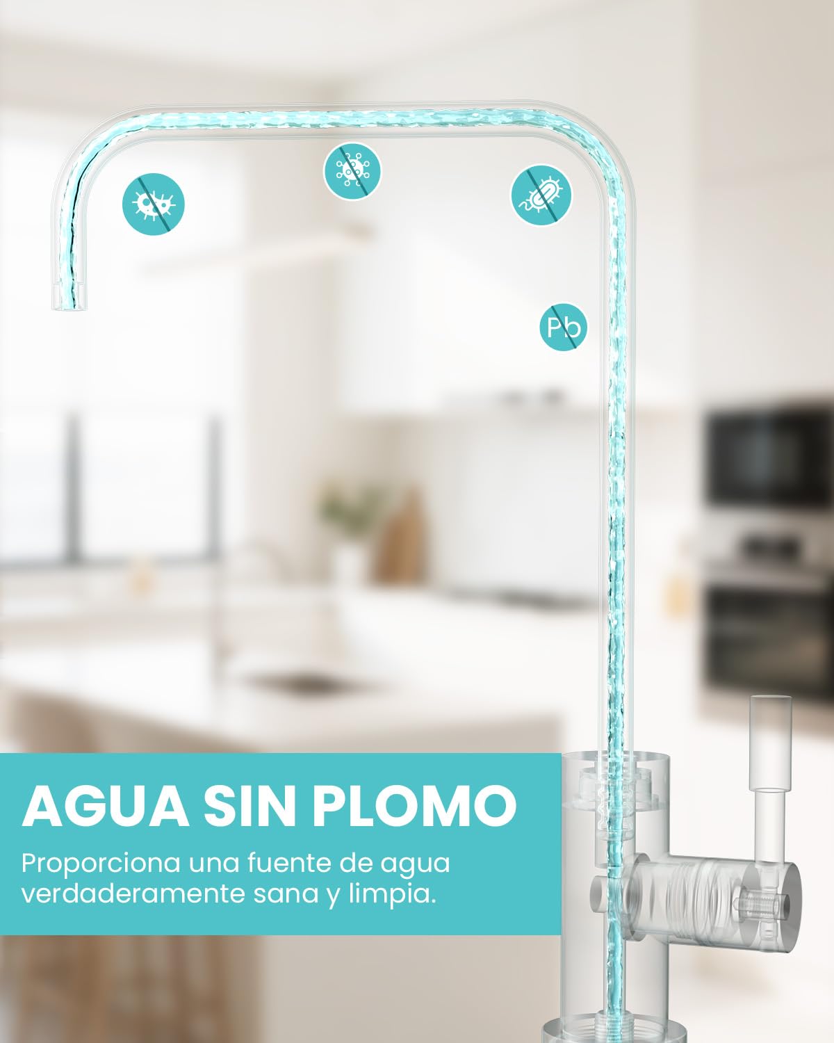 Grifo Osmosis Inversa, Grifo Cocina Para Agua Potable, Forma de L
