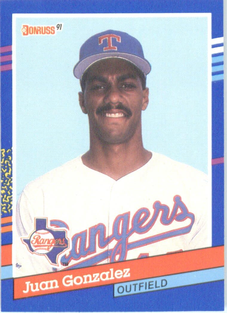 Topps 1991 Juan gonzalez baseball card. - www.h2scan.com