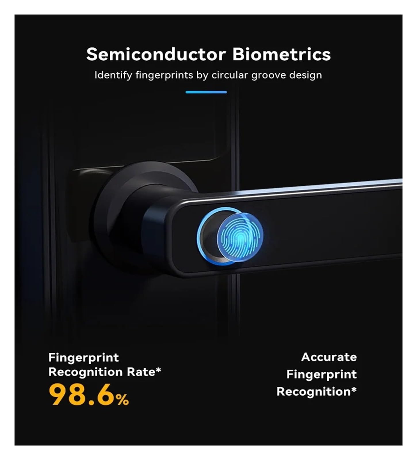 Tuya APP Verstecktes Schrankschloss Biometrisches Smart-Fingerabdruck-elektronisches Passwort RFID-Kartentürschloss Einfache Hohe Sicherheit(T2-R-6070)