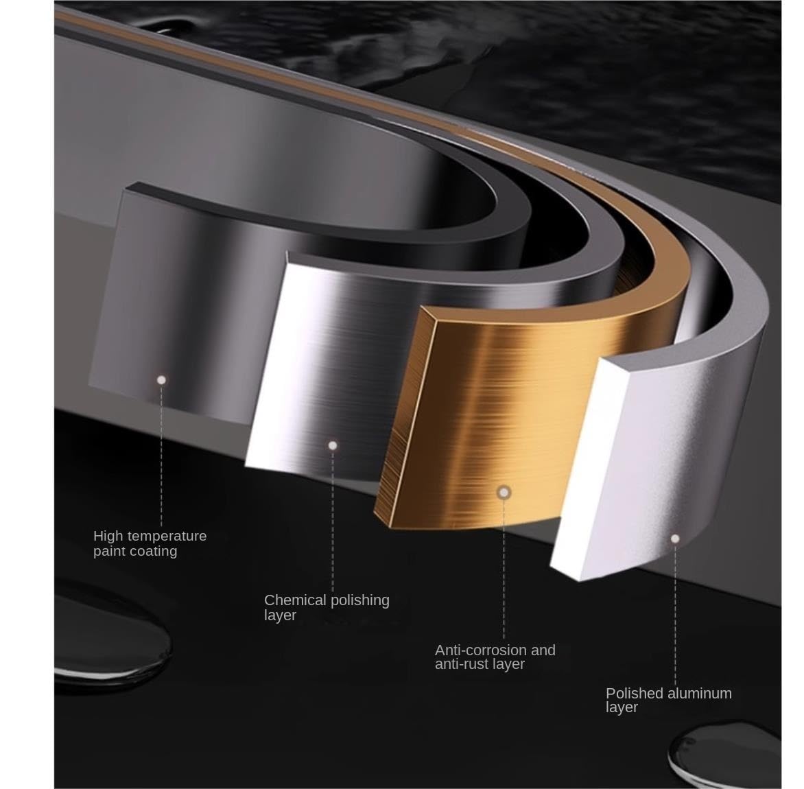 Estantería Especias Especiero Estante De Especias De Montaje En Pared De 3 Niveles, Estante De Especias Colgante De Aluminio, Organizador, Estante De Almacenamiento De Especias Para Cocina Y Baño Espe