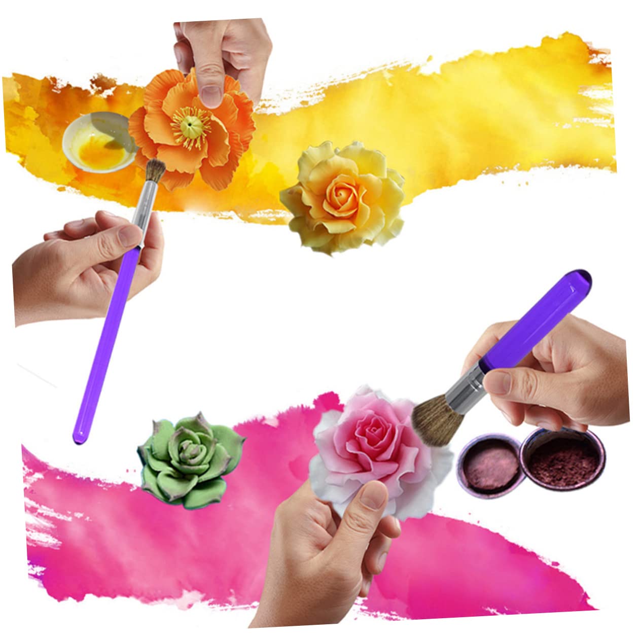 BESTonZON 40pièces Set De Pinceaux De Décoration De Gâteaux Outils Multifonctions Pour Pâtisserie Et Desserts Accessoires Pratiques Pour Création De Gâteaux Et Biscuits Fournitures