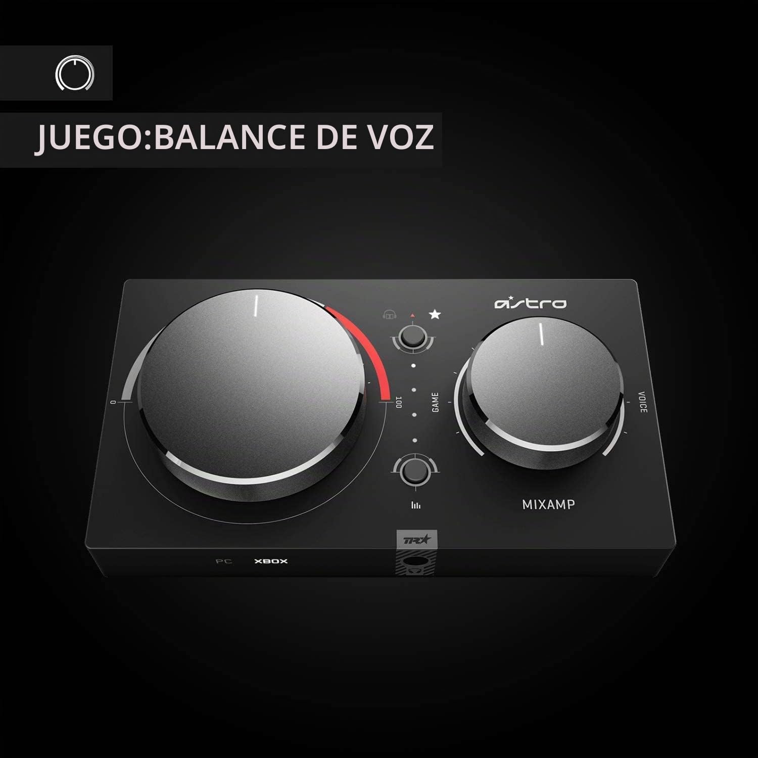 ASTRO Gaming A40 TR Auriculares alámbricos y MixAmp Pro TR | Auriculares 4.ª gen, Audio V2, Dolby ATMOS, control de balance juego/voz, Xbox Series X|S/One/PC - Negro/Rojo