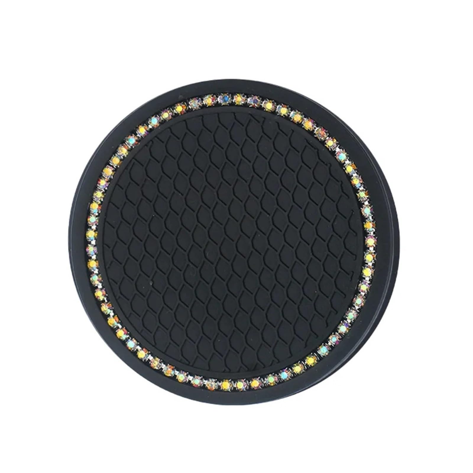 Sottobicchieri, Sottobicchiere da 20 Pezzi, portabottiglie con Tazza d'Acqua in Strass, Tappetino Antiscivolo in Gel di silice, for Auto