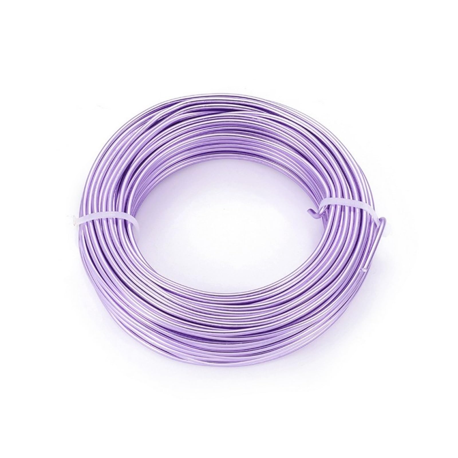 KXCVBNKLJ Aluminium-Basteldraht, Aluminium-Basteldraht, 500 g, 0,8–4 mm, mehrfarbig, for die Schmuckherstellung(Plum,1mm 200m)
