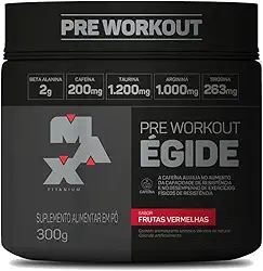 Max Titanium Egide Pre-Workout 300G (Frutas Vermelhas)