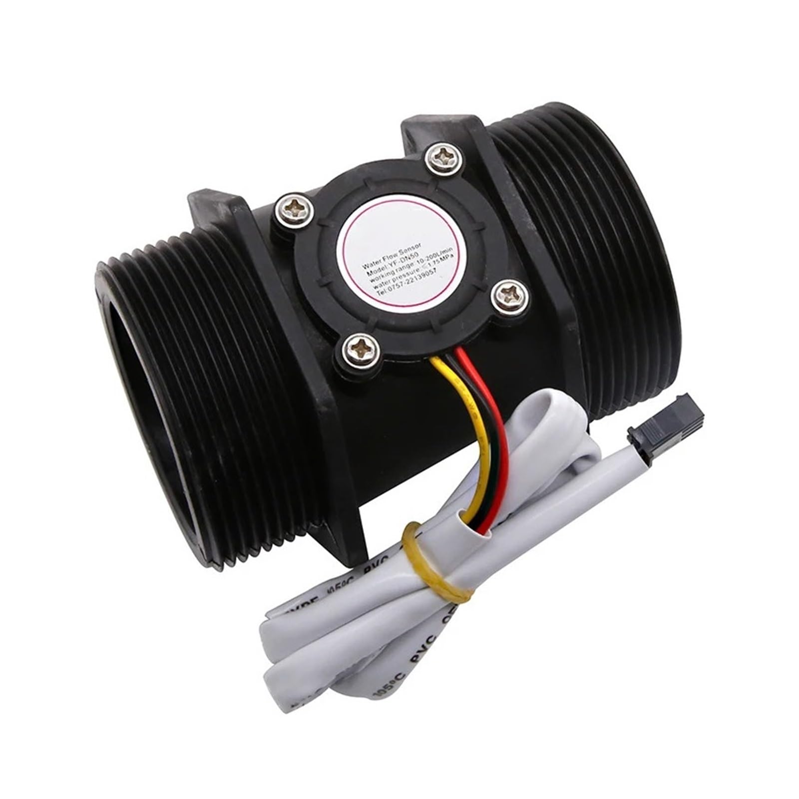 Sensor de flujo agua 2" DN50 Hall con control de caudal líquido y alta resistencia de 1,7 MPa 6