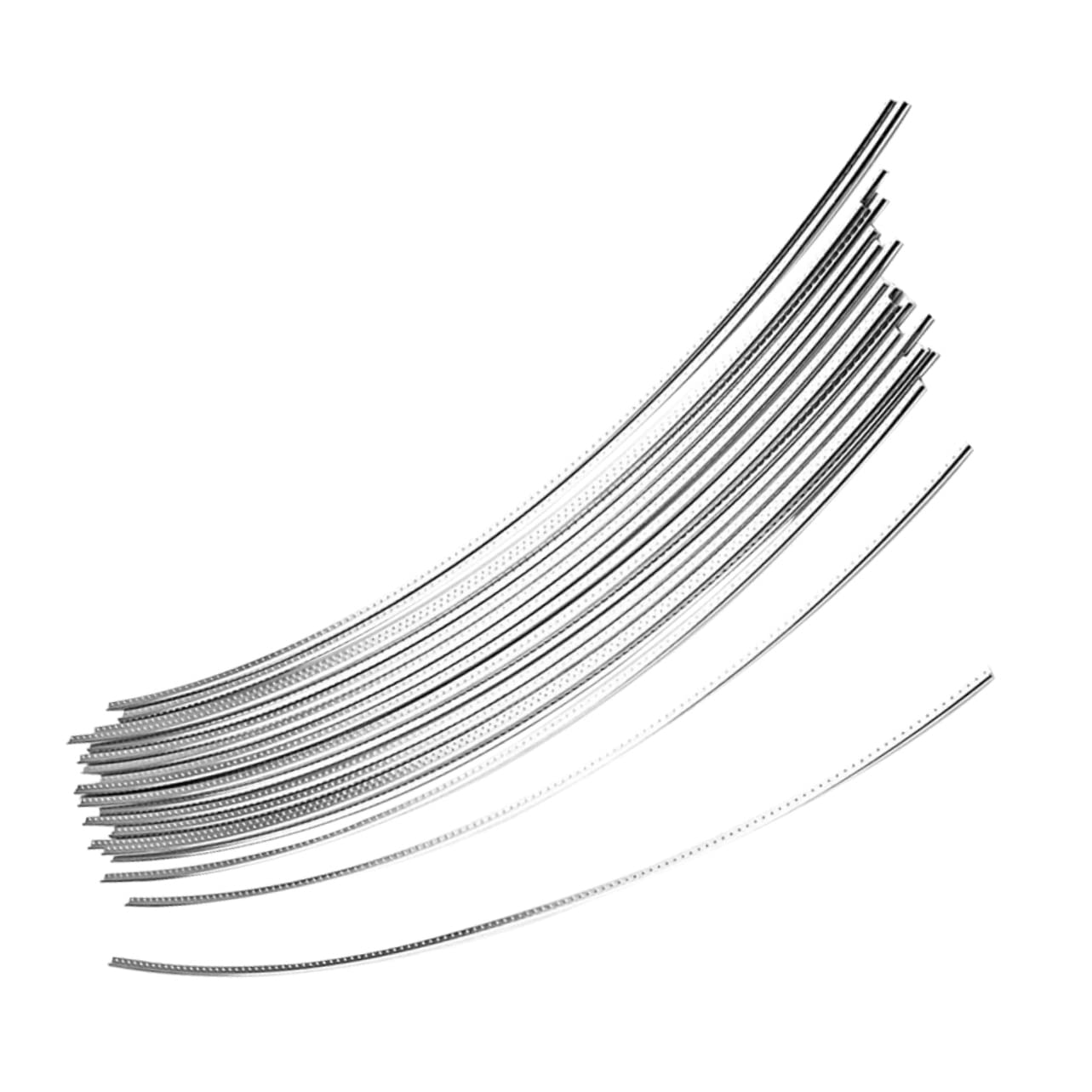 Kisangel 25 Trastes de Guitarra de 2,4 Mm, Trastes Metálicos Resistentes para Guitarras Acústicas y Principiantes