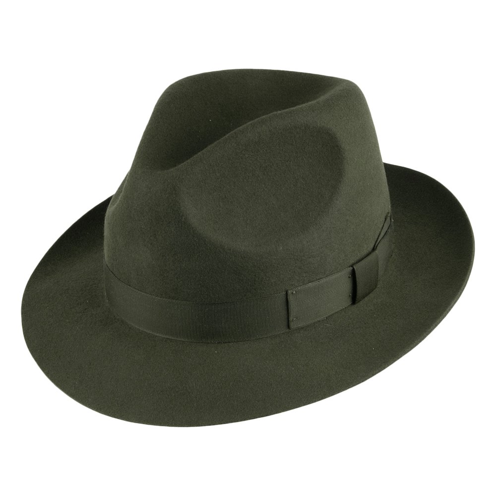 Denton Hats Goodwood Wool Felt Fedora - Sage 59