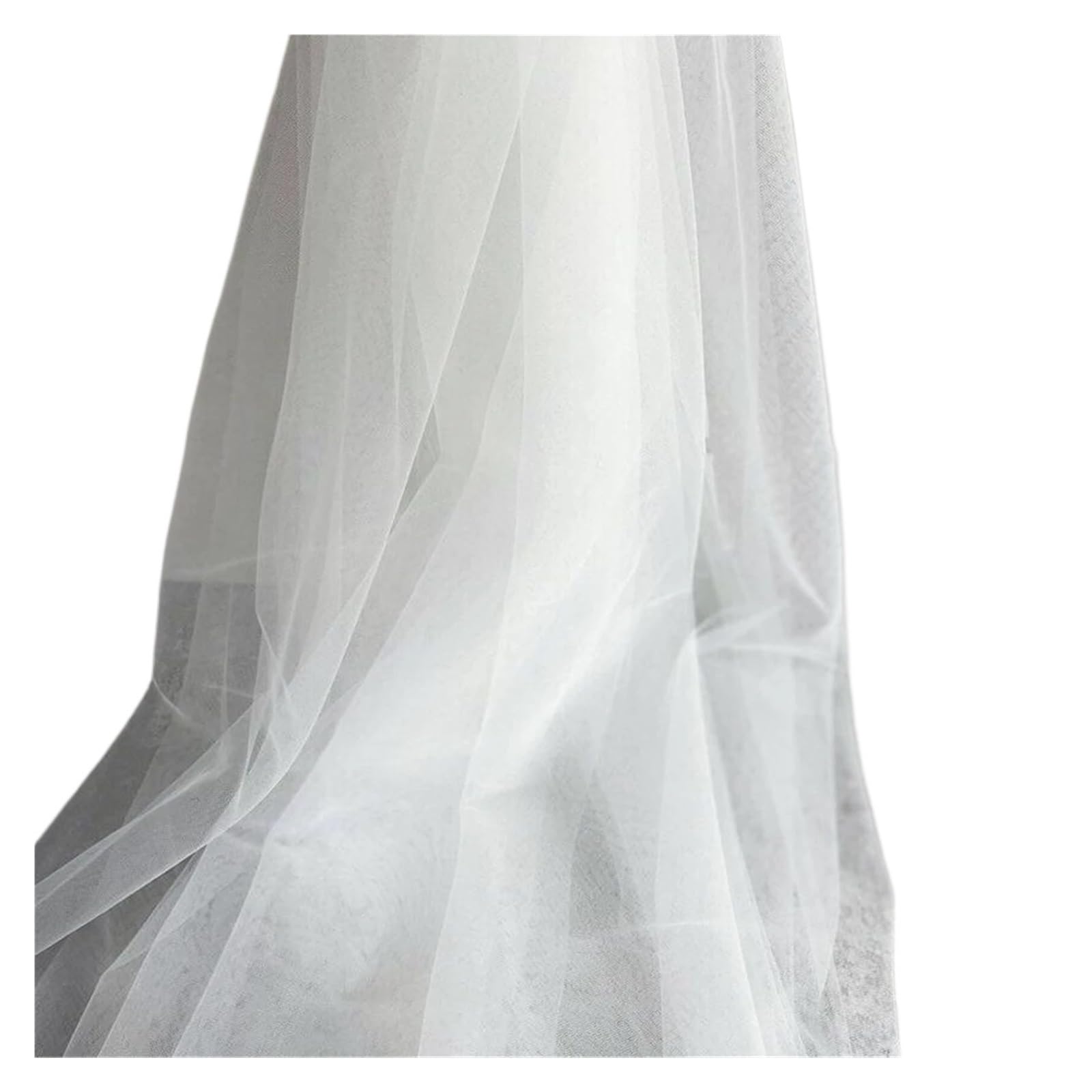 Tulle Roll Soft Mesh Tulle Fabric Sheer for Illusion Bridal Wedding Dress 300cm in Width(5 Yards)