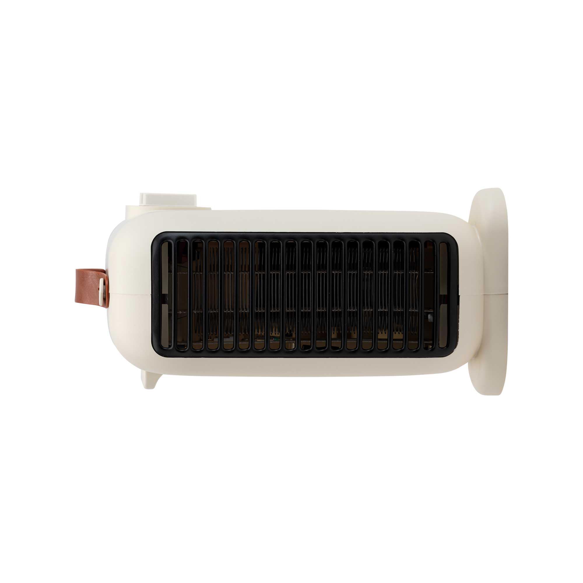 JATA JCTV1206 - Calefactor Bajo Consumo. Termoventilador Baño 2000 W. 2 Potencias. Ventilador. 2 Posiciones: Horizontal y Vertical. Antivuelco. Asa de Transporte. Compacto: 24 x 12,5 x 24 cm