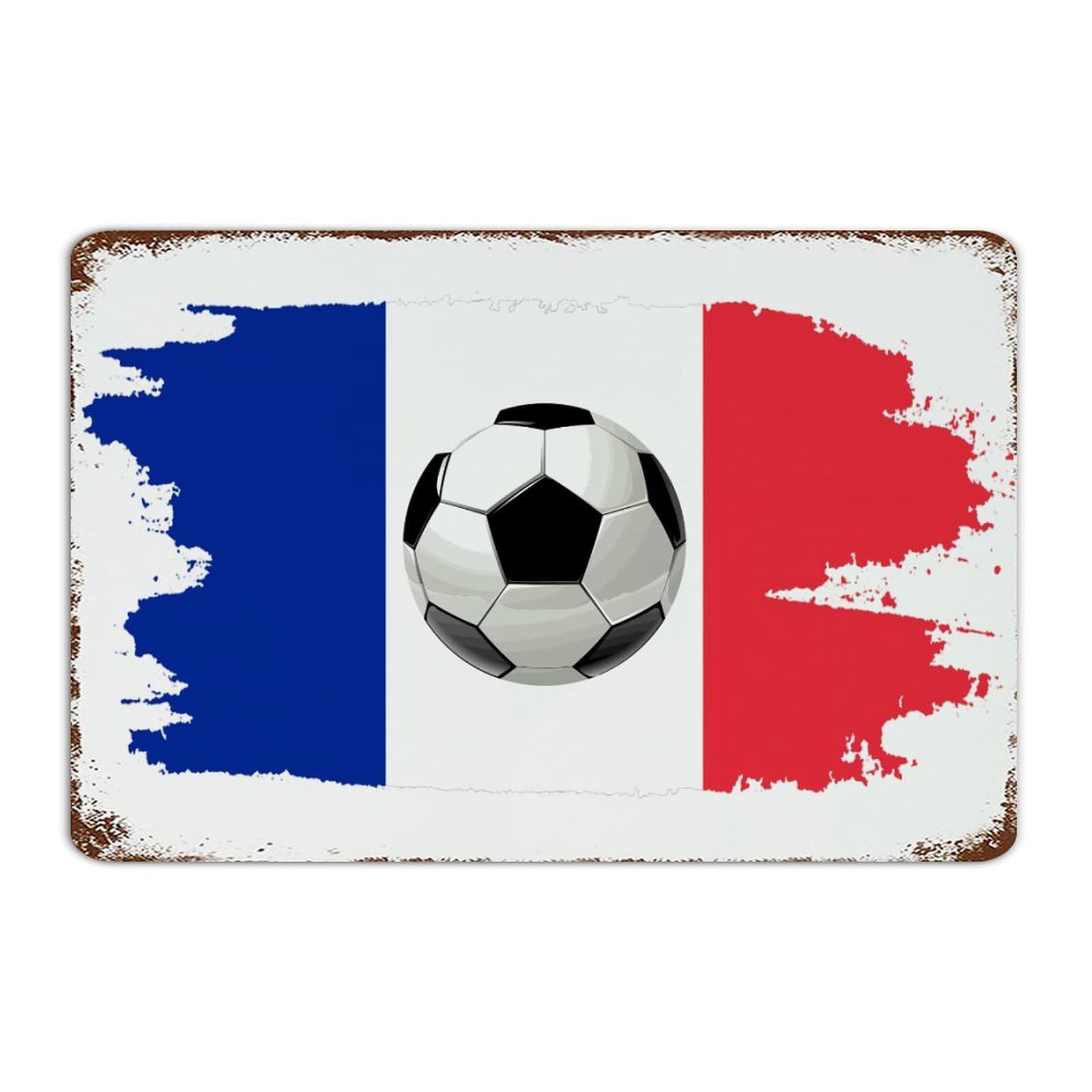 Panneau extérieur de ferme football France pour votre garage et jardin