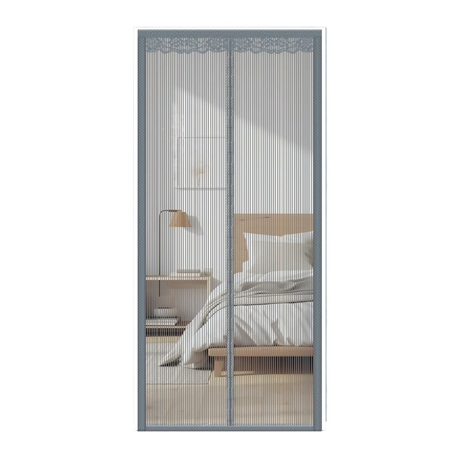 Rideau de porte magnétique moustiquaire pour l'été 100x190