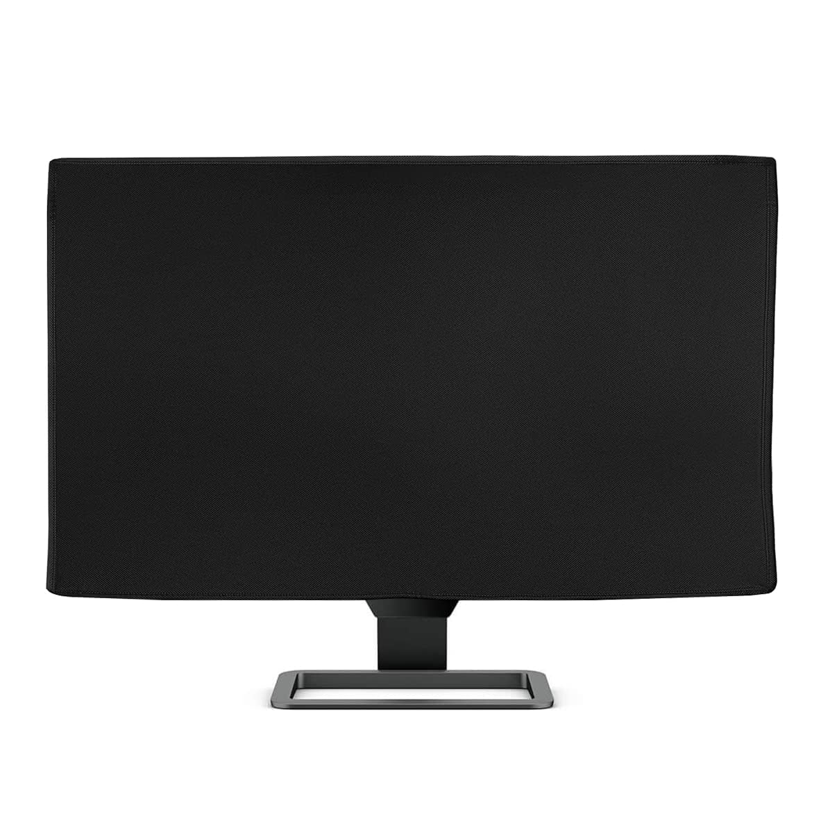 Monitor Dust Proof Cover Compatible for BenQ 24-inch LED Monitor, Water Proof, Washable, Non-woven Protector, Black, Set of 1