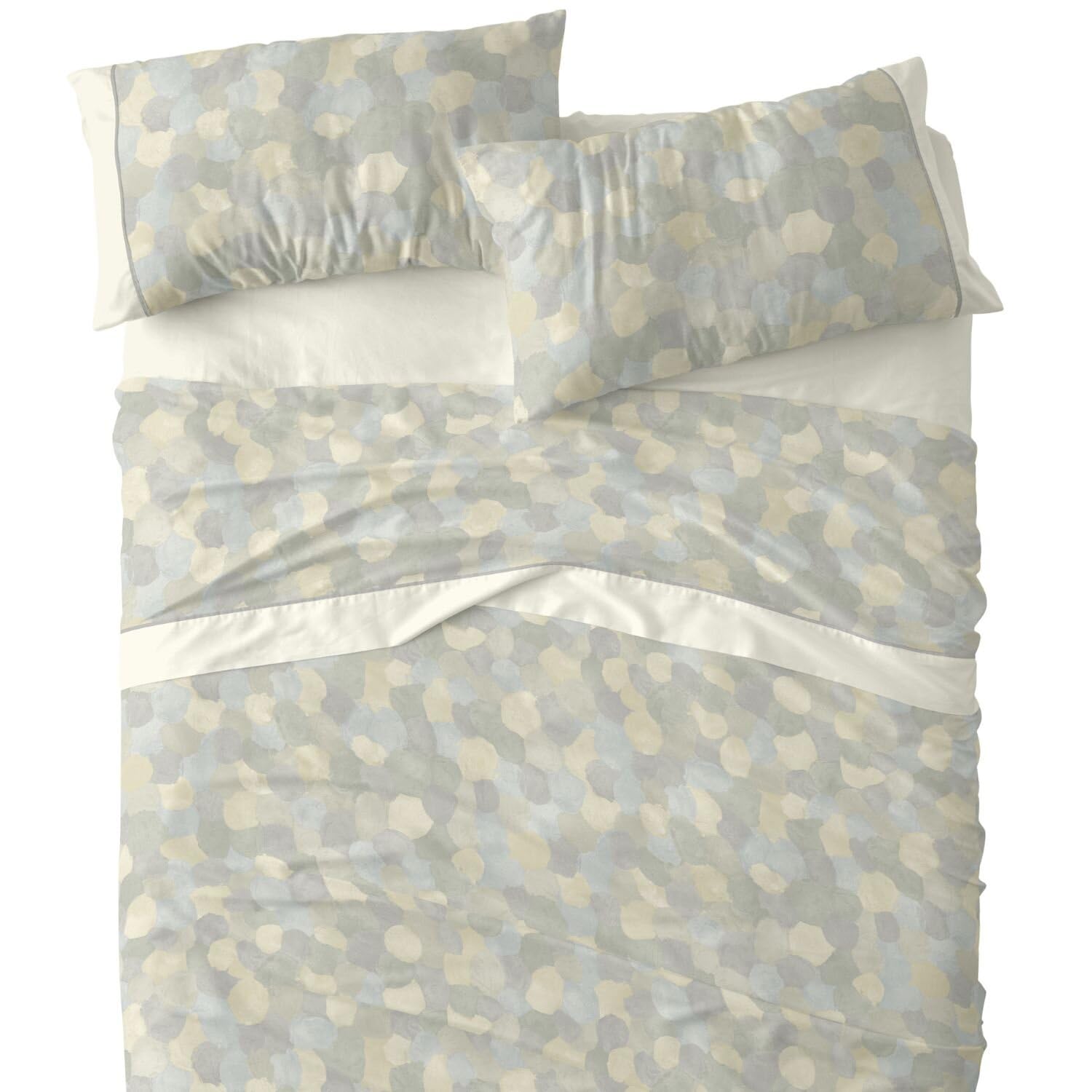 Burrito Blanco | Juego de sábanas | Cama de 180cm. (+Medidas Disponibles) | Diseño 043 | Color Musgo (180x190/200cm.)